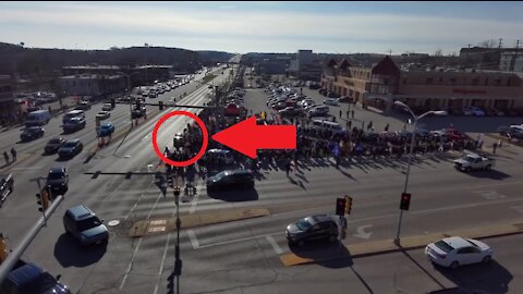 Car Drives Into Crowd Of Trump Supporters AT #StopTheSteal Rally In Wisconsin