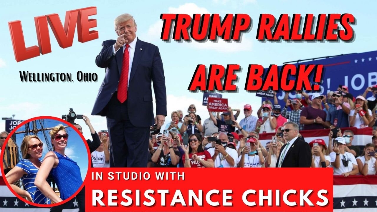 Saturday Trump Rally Wellington Ohio, w Resistance Chicks