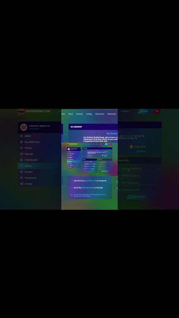 AIRDROP DE $10 DOLARES DA QUOKKASWAP