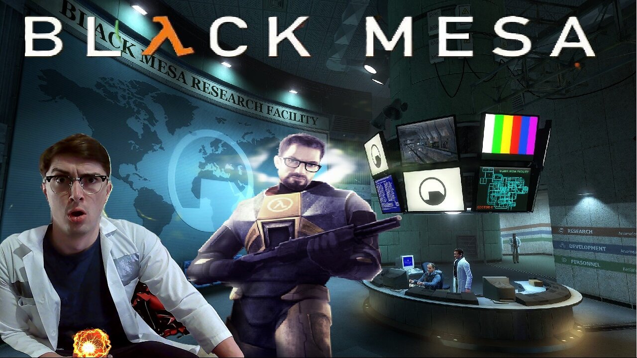 [Half Life: Black Mesa] Gordan Freeman, Welcome to Black Mesa! - #1 - Nipplez LIVE!!