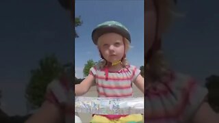 Toddler Riding a Bike