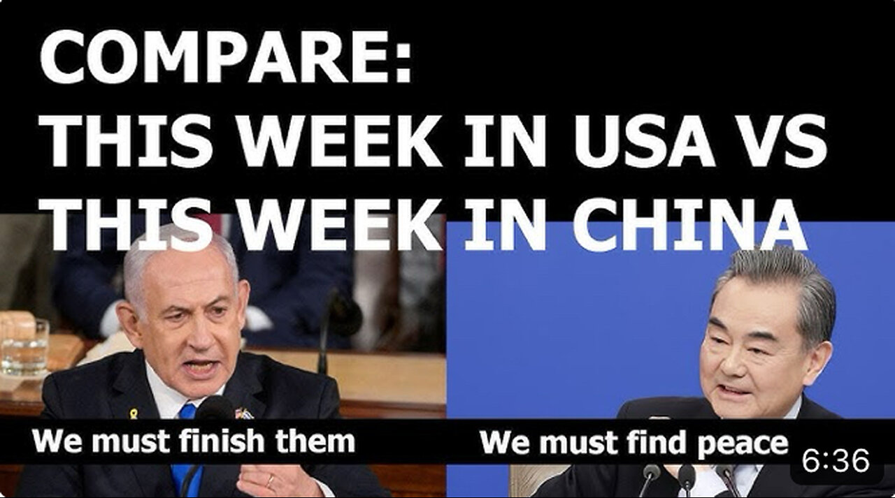 Compare What happened in USA and China this week