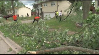 Tornado sweeps through suburban Chicago, causing damage