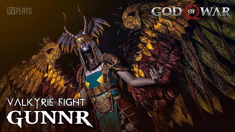 God of War Krato vs Valkyrie fight (Gunnr)