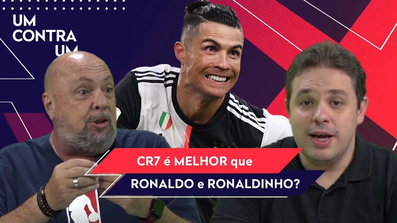 Cristiano Ronaldo é MELHOR que Ronaldo e Ronaldinho? Nilson Cesar SE IRRITA em DEBATE!