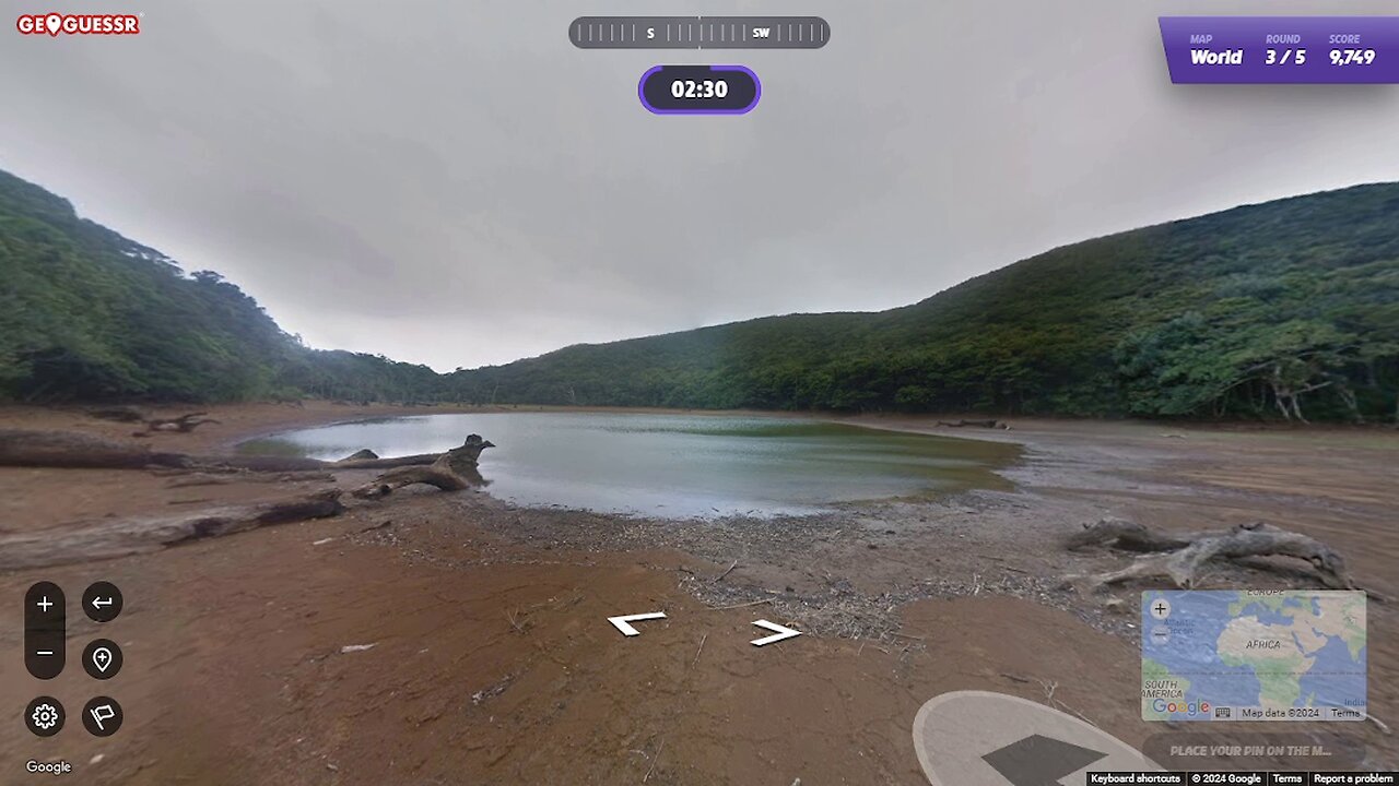 GeoGuessr : Daily Challenge, October 6, 2024