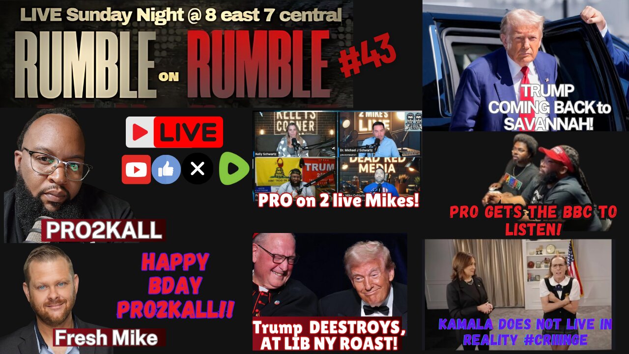 RUMBLE on RUMBLE 43 THE WINNING! REPLAY!