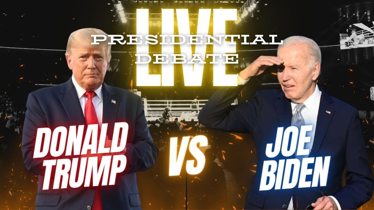 LIVE! Biden vs Trump! The FIRST Presidential Debate 2024 with Fact Checks and Jokes