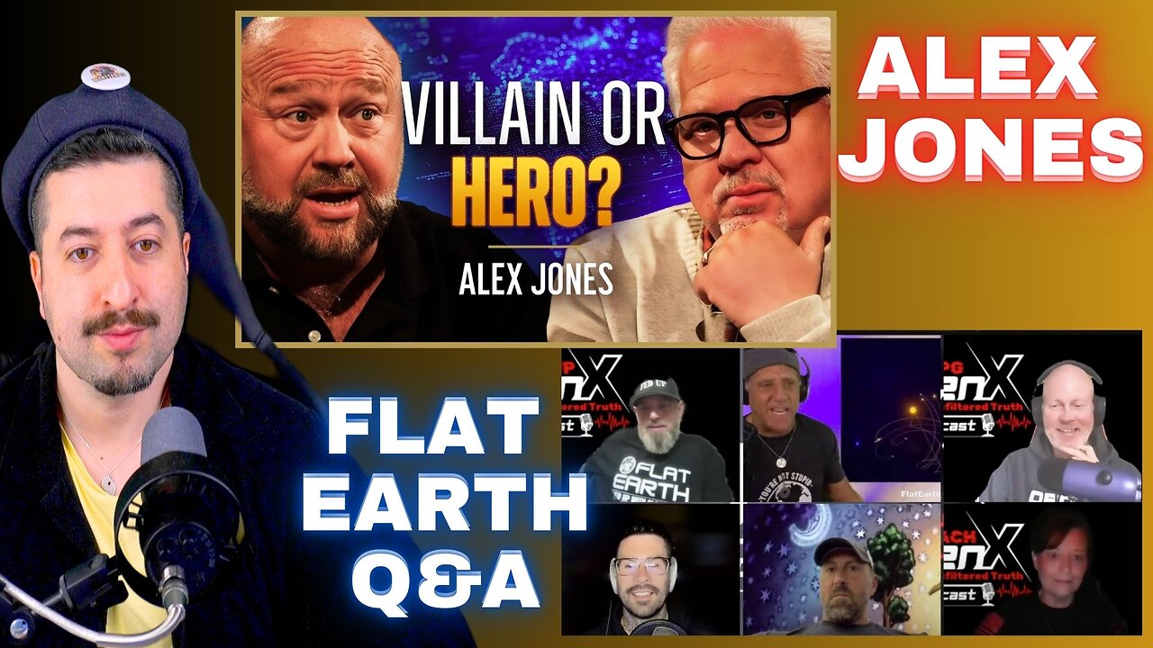 Alex Jones Glenn Beck Interview / Flat Earth Q&A