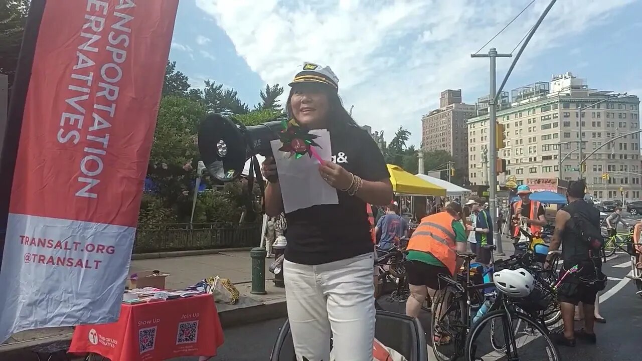 Transportation Alternatives Brooklyn 1st Ever Ride SummerStreets NYC 2023 Kathy Park Price 8/26/2023