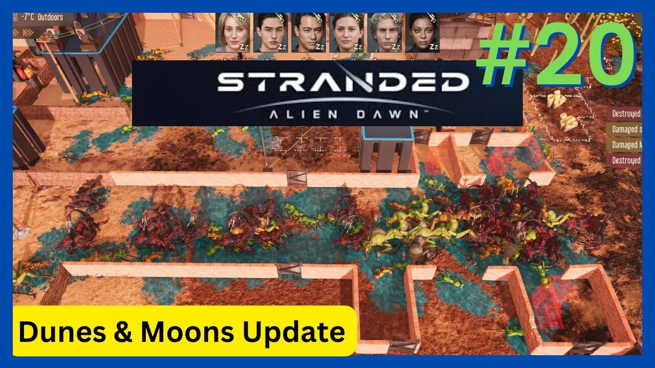 Stranded: Alien Dawn #20 | Insane Difficulty, Attacks are more Frequent!