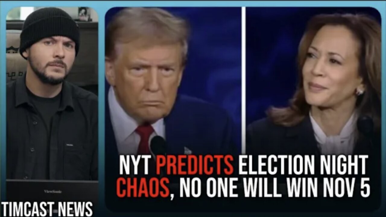 NYT Says NO WINNER Will De Declared Election Night, Mail in Vote SHADOW CAMPAIGN, Fears ITS RIGGED