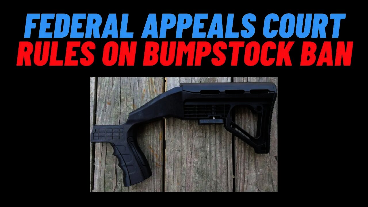 Federal Appeals Court Rules On Bumpstock Ban