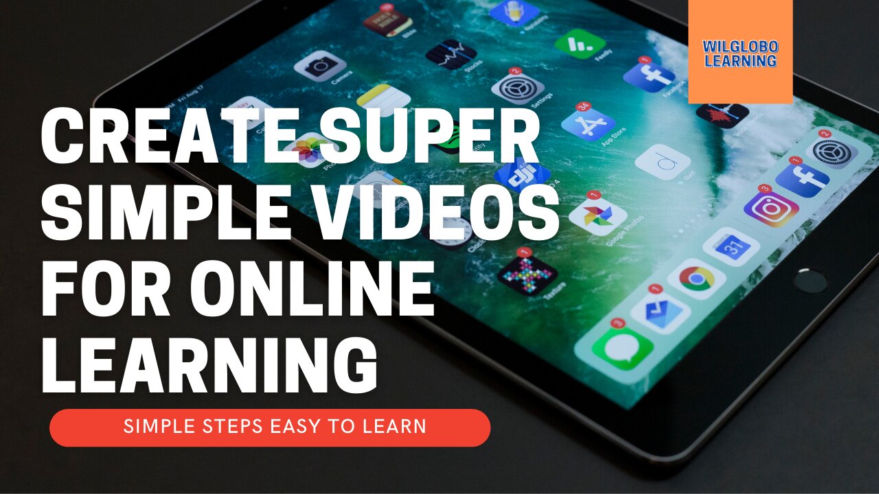 Create Super Simple Videos for online learning