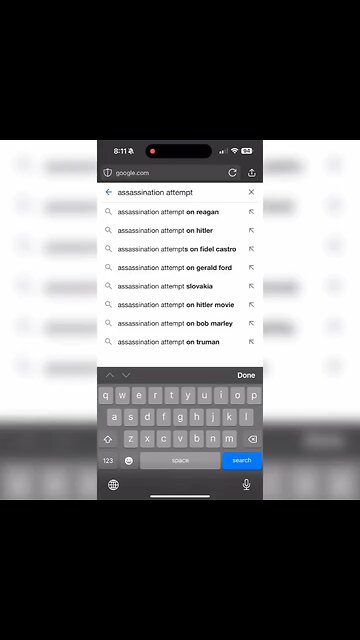Check out what happens on Google when you search for "assassination attempt on Trump/Donald Trump"
