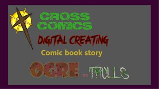 Digitally Creating comic book story Battle of the Bridge Page 1