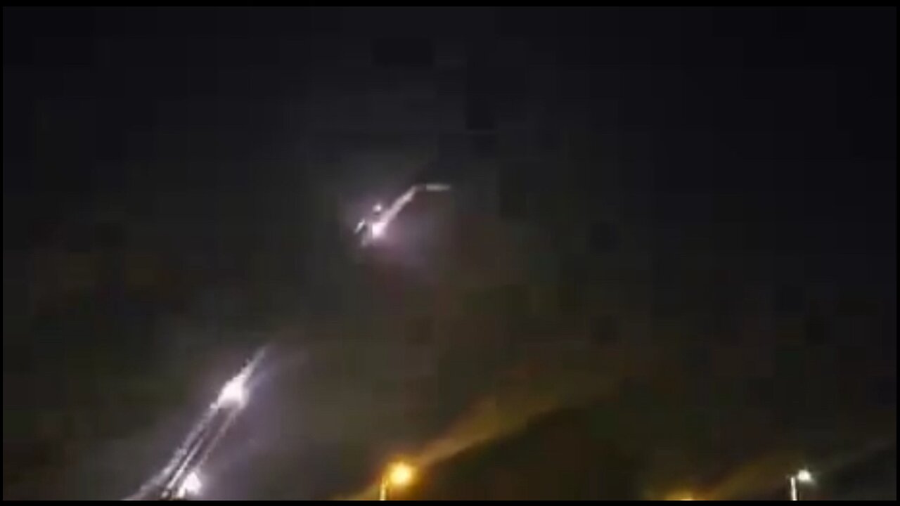 Large scale barrage of missiles launched by Hezbollah to northern Israel
