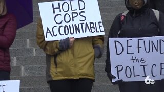 Peaceful Roots of Change holds a protest at the Idaho State Capitol