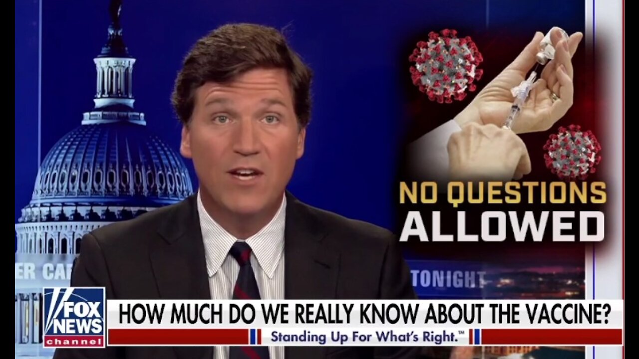 Tucker - How many people have died from the Vaccine shot ?