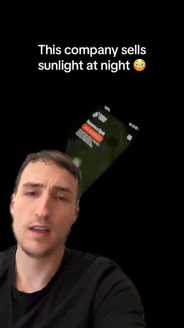 🚨 BREAKING: Selling Sunlight at Night? A New Dystopian Reality?