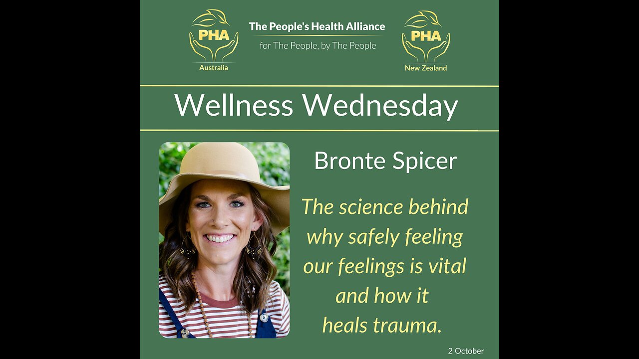 Wellness Wednesday with Bronte Spicer, Somatic Therapist