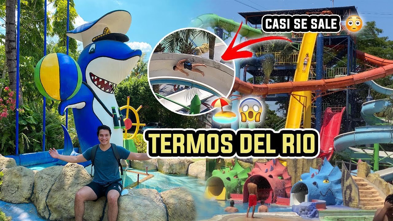 Así es el DISNEY acuático de EL SALVADOR 🏖😱 Termos del Río