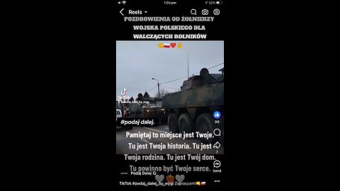 In Poland soldiers supporting farmers