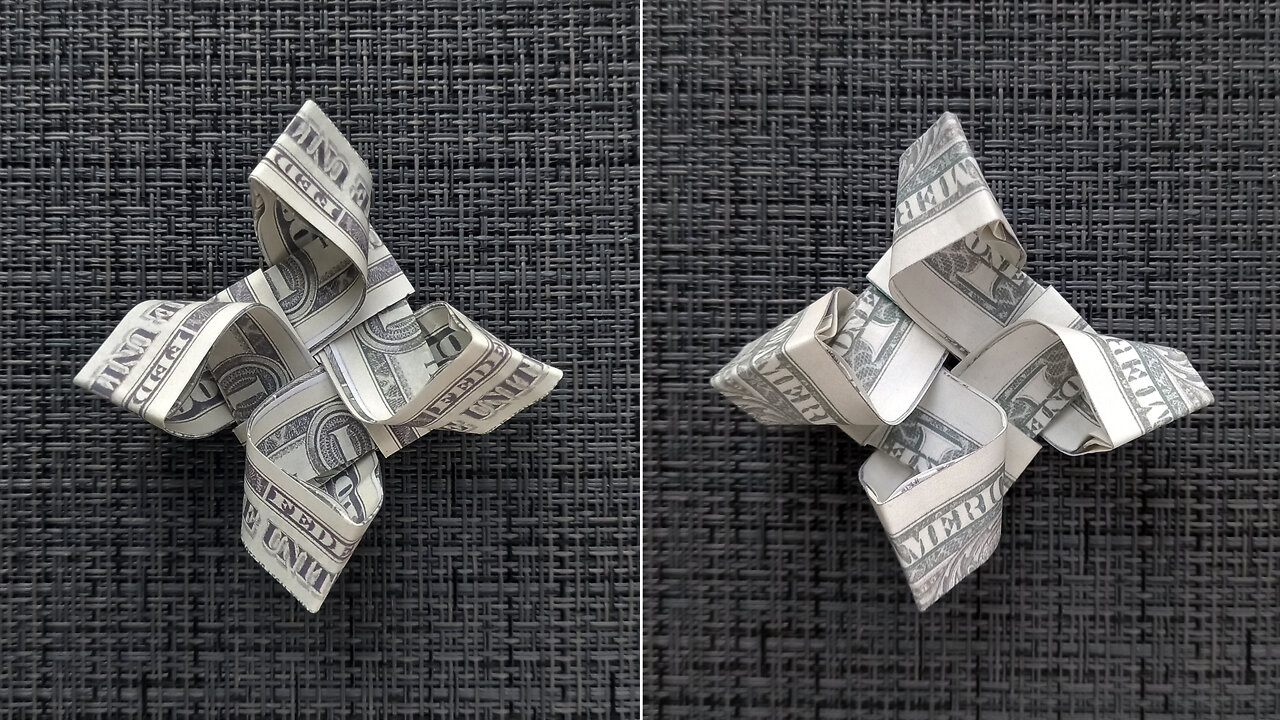 My MONEY FLOWER | Simple Dollar Origami | Tutorial DIY by NProkuda