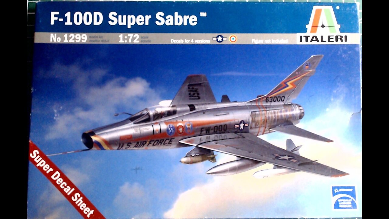 Episode:26 Kit Review Part Four Italeri 1/72 scale F-100D