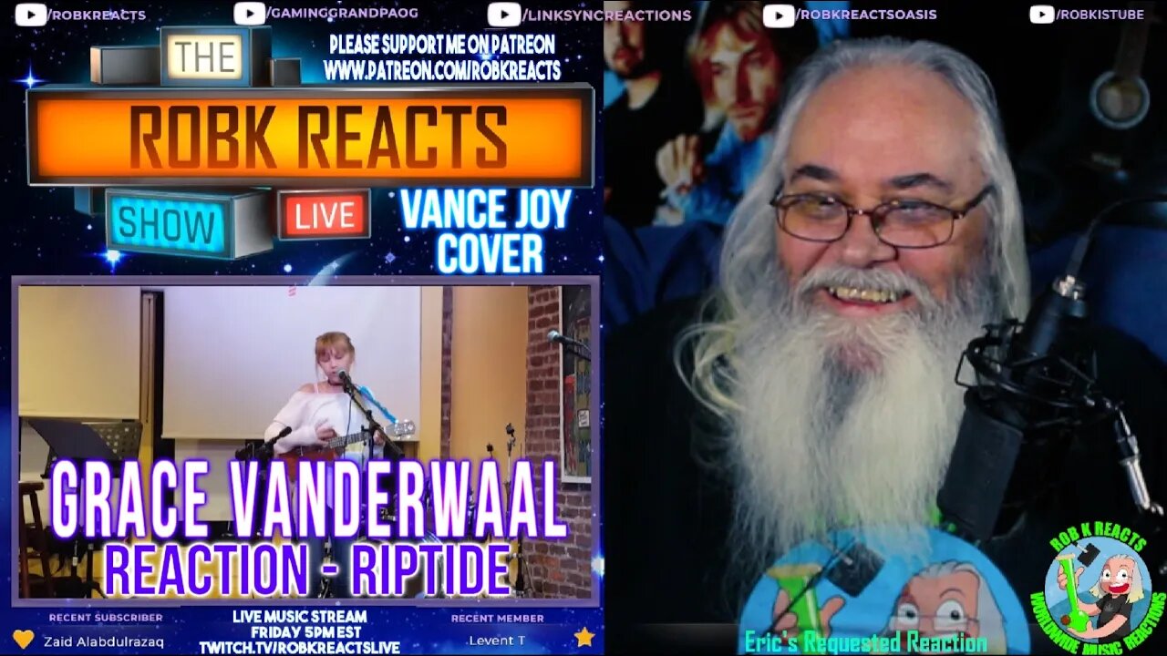 Grace VanderWaal Reaction - Riptide" Vance Joy cover - First Time Hearing - Requested