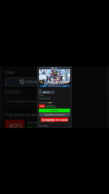 CORRA! Avengers Definitive Edition em promoção na Green Man Gaming