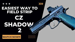 How to Disassemble and Reassemble CZ Shadow 2 (Field Strip)