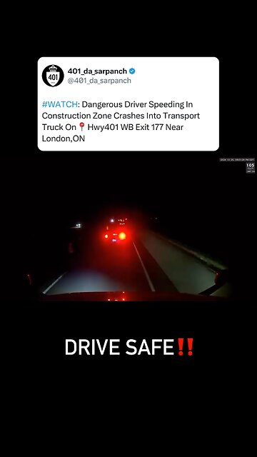 Speeding Crash In Construction Zone