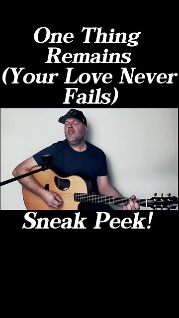 ONE THING REMAINS #worship #shorts #promo #acoustic #throwback