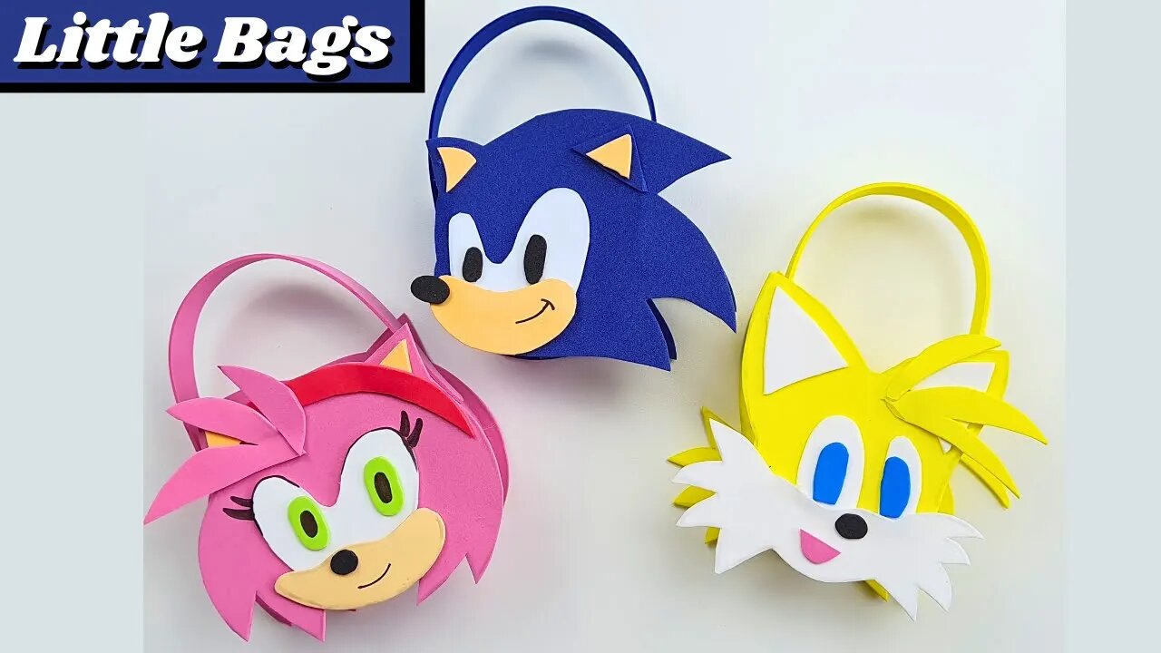 DIY - How to Make Fun Party Bags Sonic's Gang