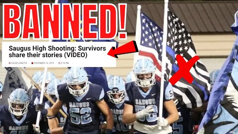 California High School Football Team BANS Thin Blue Line FLAG! After School Was SAVED By Them!