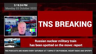 RUSSIAN NUCLEAR TRAIN ON THE MOVE