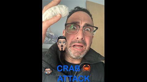Mud Crab Attacks FishMonger