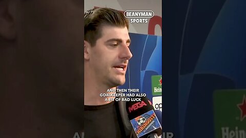 'Nowadays it's important for goalkeepers to play with the legs. These things can happen' | Courtois