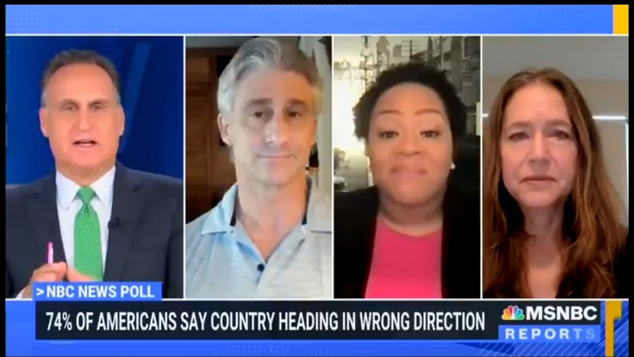 NBC's Alcindor Blames Trump For Americans Saying We're On The Wrong Track Under Biden