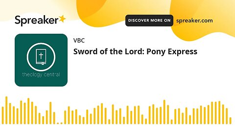 Sword of the Lord: Pony Express