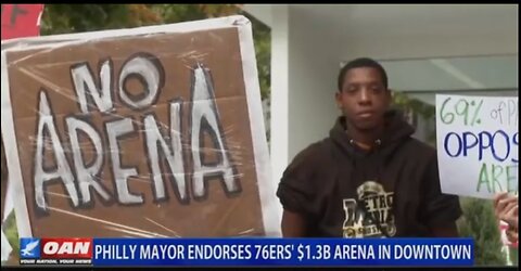 PHILLY MAYOR ENDORCES 76RS'1.3B ARENA IN DOWNTOWN