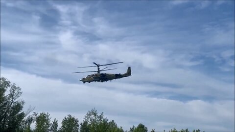 ★★★ Ka-52 helicopters in combat action