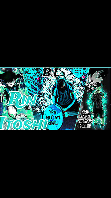 Rin Itoshi 🔥⚽️ | Blue Lock Edit #Anime #AMV #badass