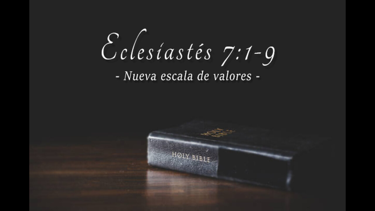 Eclesiastés 7:1-9