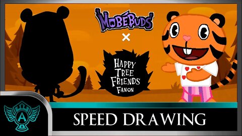 Speed Drawing: Happy Tree Friends Fanon - Alec | Mobebuds Style