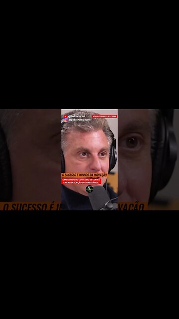 O SUCESSO É INIMIGO DA INOVAÇÃO #shorts #lucianohuck #lucianohulk #sucesso #domingãocomhuck
