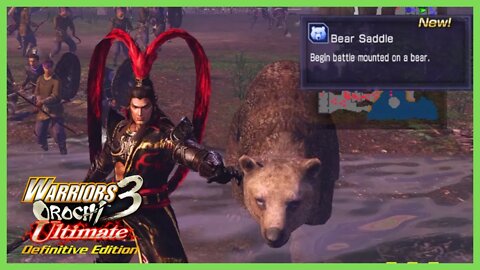 WARRIORS OROCHI 3 Ultimate: Como conseguir o Bear Saddle um urso de Montaria.
