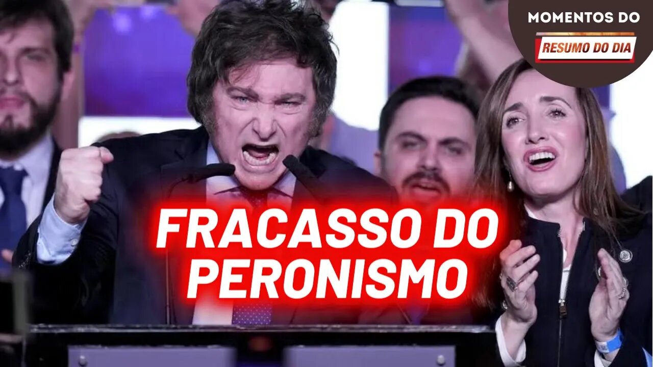 Vitória esmagadora da direita e fracasso do peronismo… | Momentos do Resumo do Dia