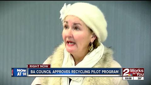 BA council moves ahead with recycling pilot program